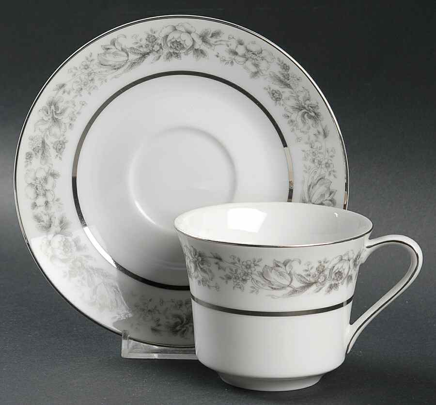 Prestige Flat Cup & Saucer Set by Style House-1