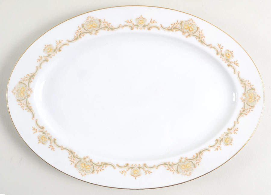 Prelude 12" Oval Serving Platter by Style House-1