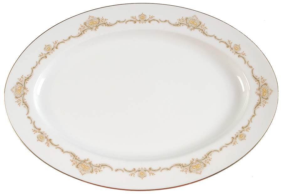 Prelude 16" Oval Serving Platter by Style House-1