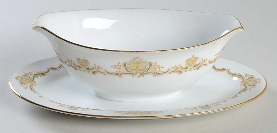 Prelude Gravy Boat with Attached Underplate by Style House-1