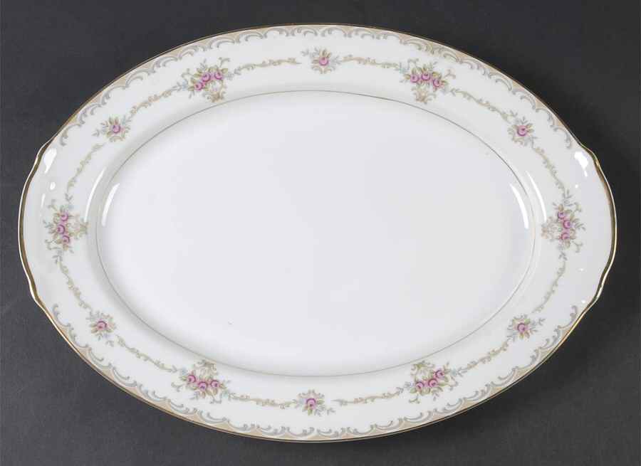 Princess 14" Oval Serving Platter by Style House-1