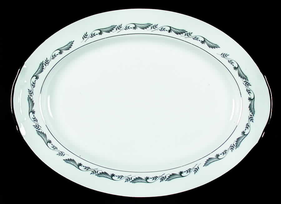 Regal 14" Oval Serving Platter by Style House-1