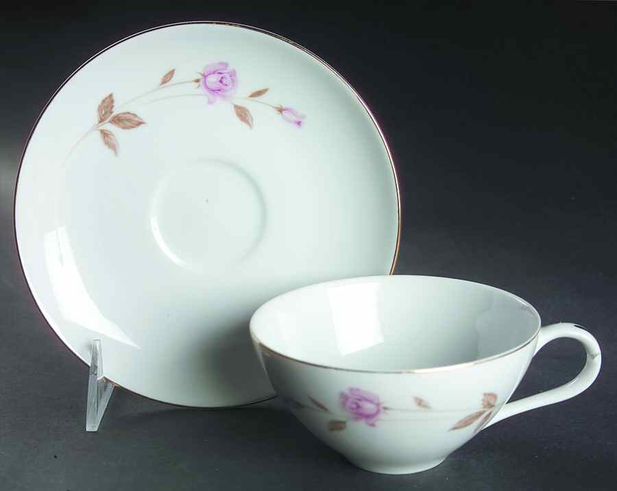 Reverie Flat Cup & Saucer Set by Style House-1