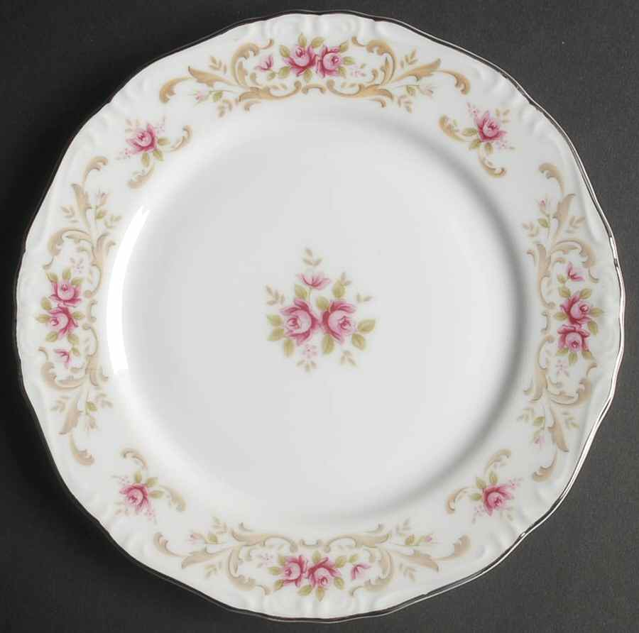 Rose Baroque Salad Plate by Style House-1