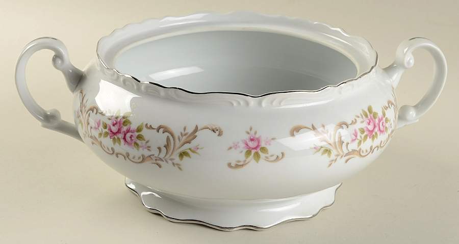 Rose Baroque Round Vegetable No Lid by Style House-1
