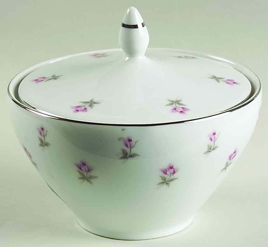 Rosette Sugar Bowl & Lid by Style House-1