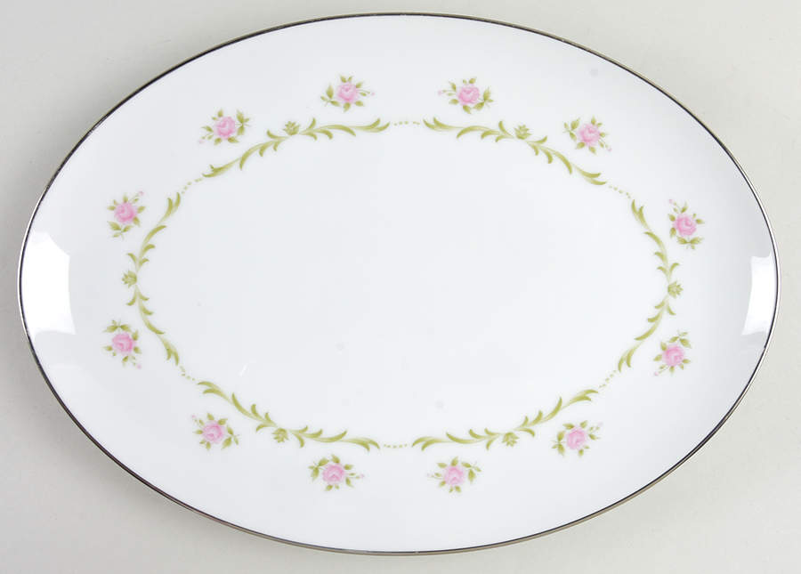 Serenade 12" Oval Serving Platter by Style House-1