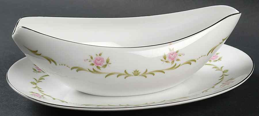 Serenade Gravy Boat & Underplate/Relish by Style House-1