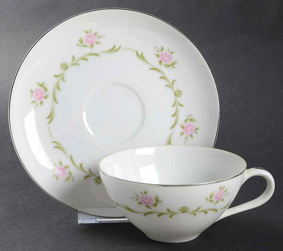 Serenade Flat Cup & Saucer Set by Style House-1