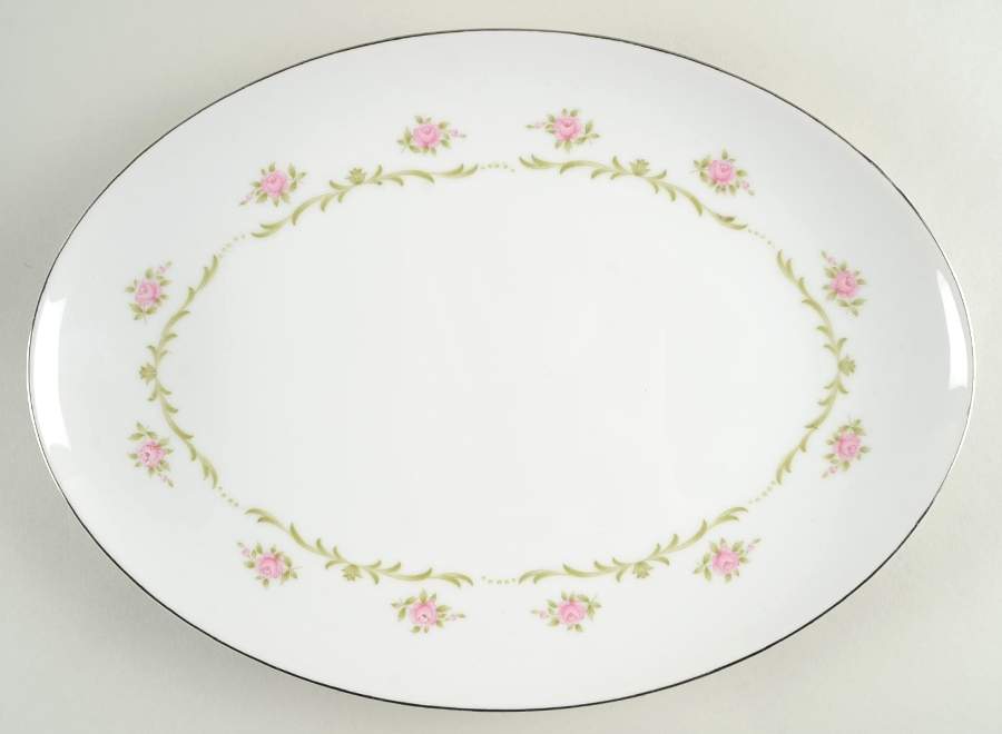 Serenade 14" Oval Serving Platter by Style House-1