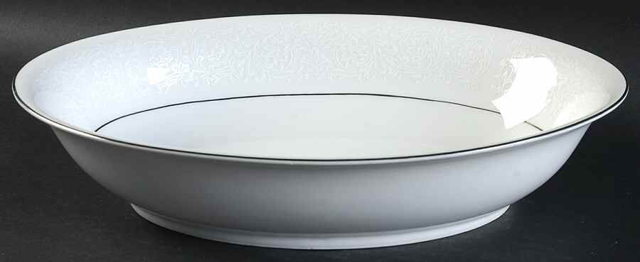 Shannon 10" Oval Vegetable Bowl by Style House-1