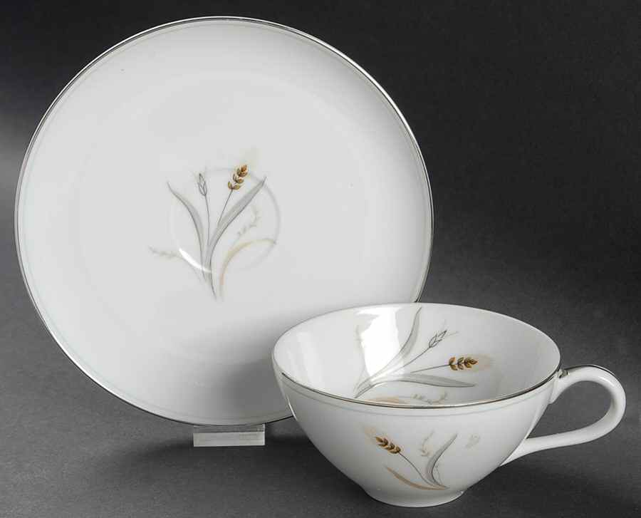 Simplicity Flat Cup & Saucer Set by Style House-1