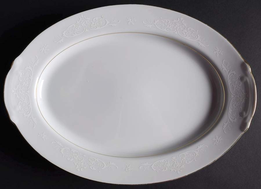 Tapestry 14" Oval Serving Platter by Style House-1