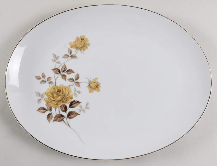 Valerie 14" Oval Serving Platter by Style House-1