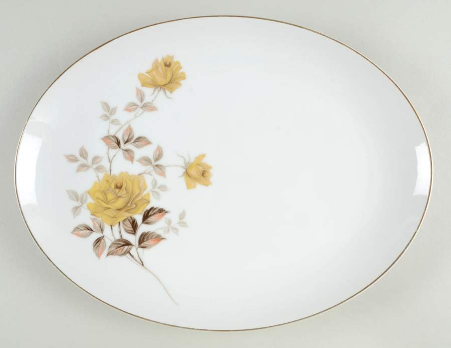 Valerie 12" Oval Serving Platter by Style House-1