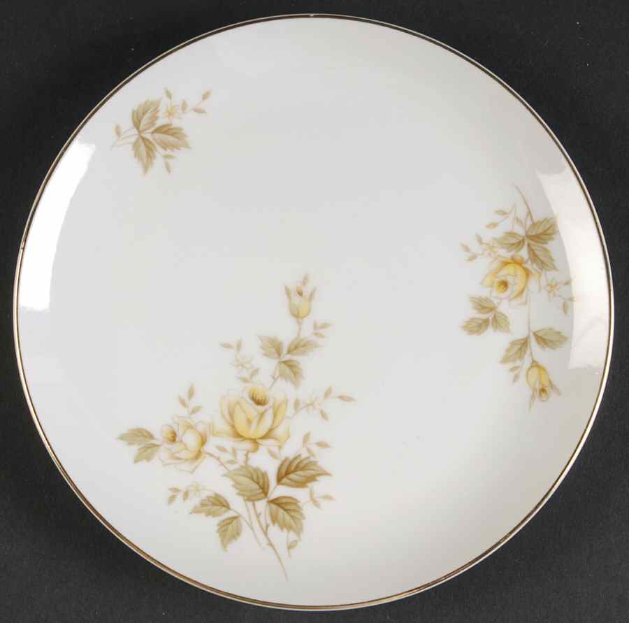 Yellow Bramble Bread & Butter Plate by Style House-1