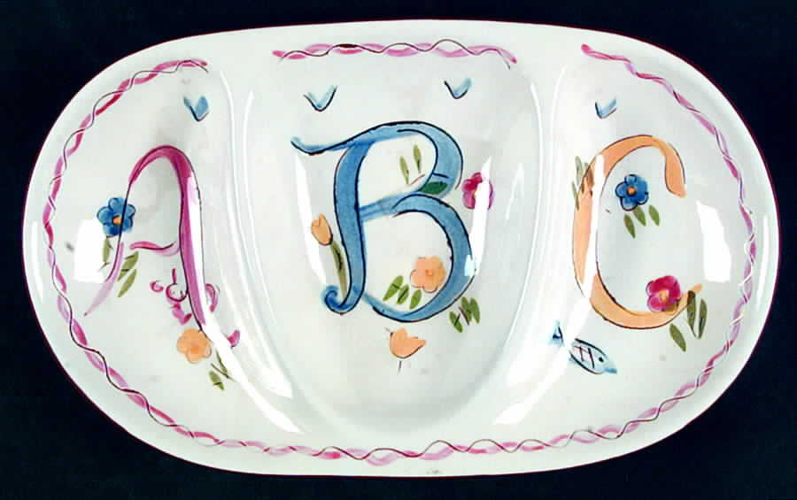 ABC Divided Child's Plate by Stangl-1