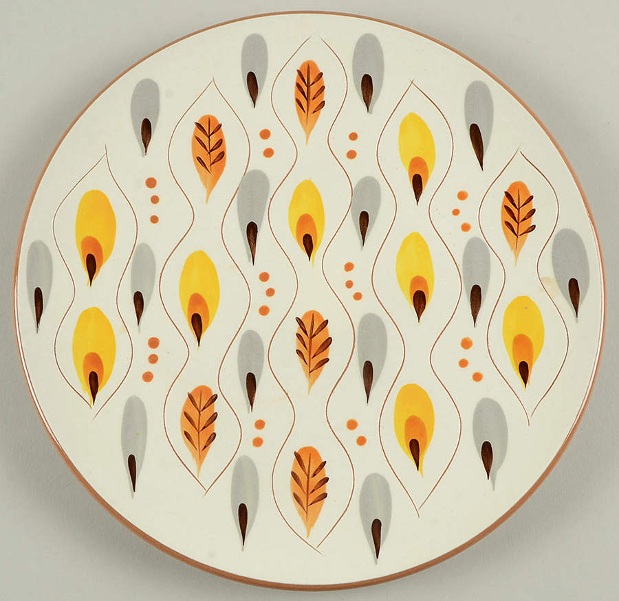 Amber Glo Dinner Plate by Stangl-1