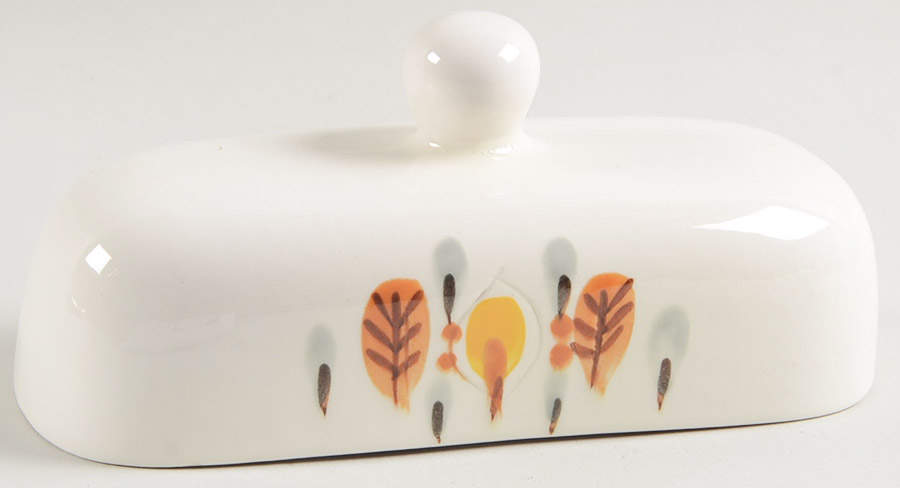 Amber Glo Lid for 1/4 Lb Butter by Stangl-1