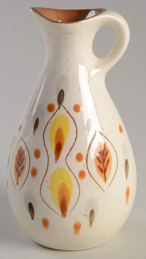 Amber Glo Vinegar Or Oil No "V" Or "O" Stopper by Stangl-1