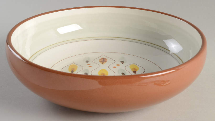 Amber Glo 10" Large Salad Serving Bowl by Stangl-1
