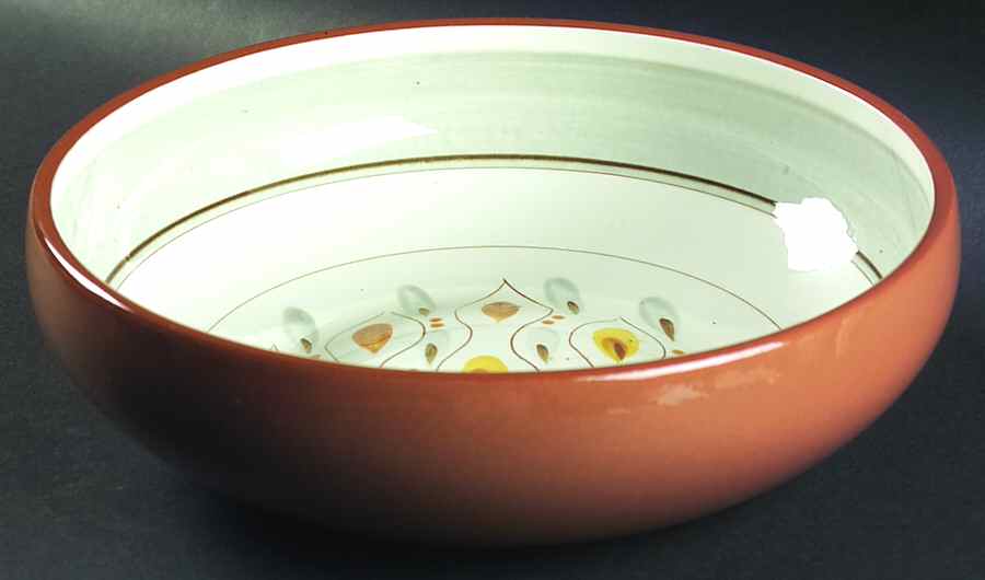 Amber Glo 12" Large Salad Serving Bowl by Stangl-1