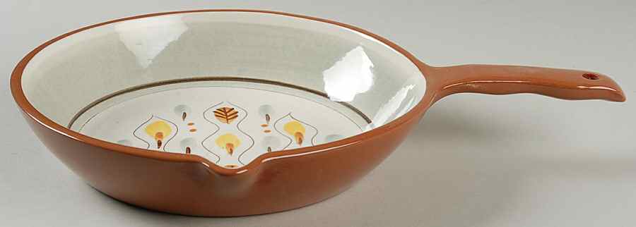 Amber Glo Open Skillet by Stangl-1