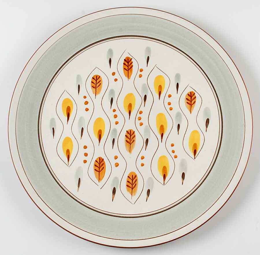 Amber Glo 14" Chop Plate (Round Platter) by Stangl-1