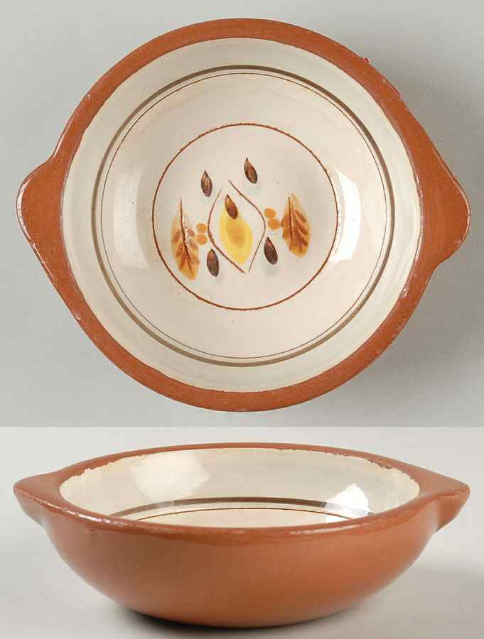 Amber Glo Lugged Soup Bowl by Stangl-1