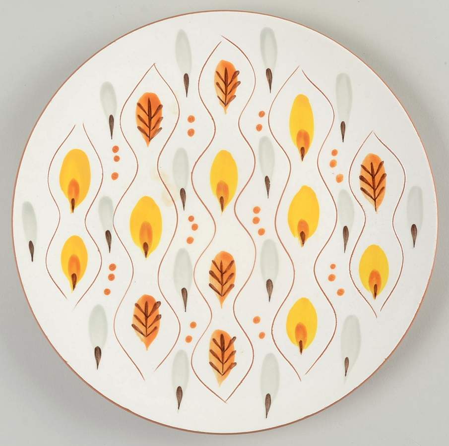 Amber Glo Luncheon Plate by Stangl-1