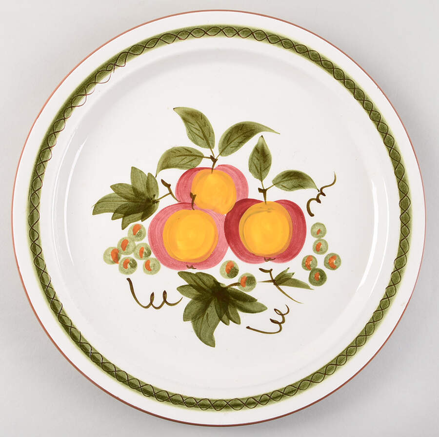 Apple Delight 12" Chop Plate (Round Platter) by Stangl-1