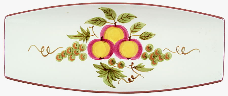 Apple Delight Bread Tray by Stangl-1