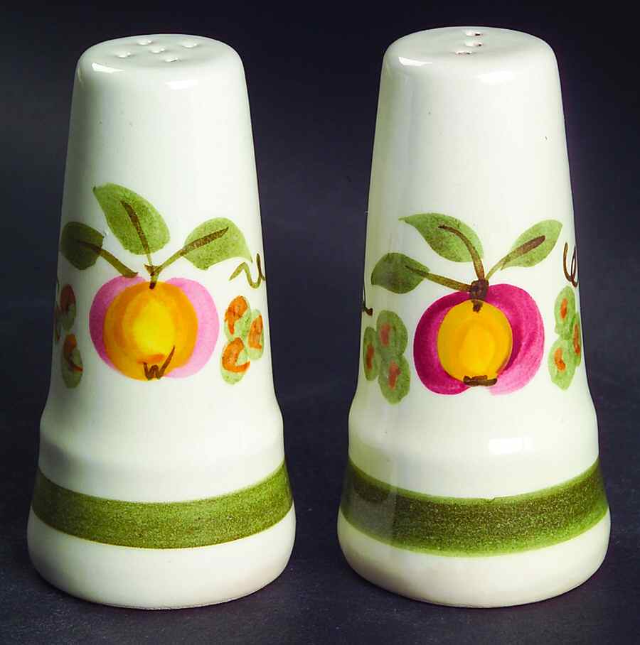 Apple Delight Salt & Pepper Set by Stangl-1