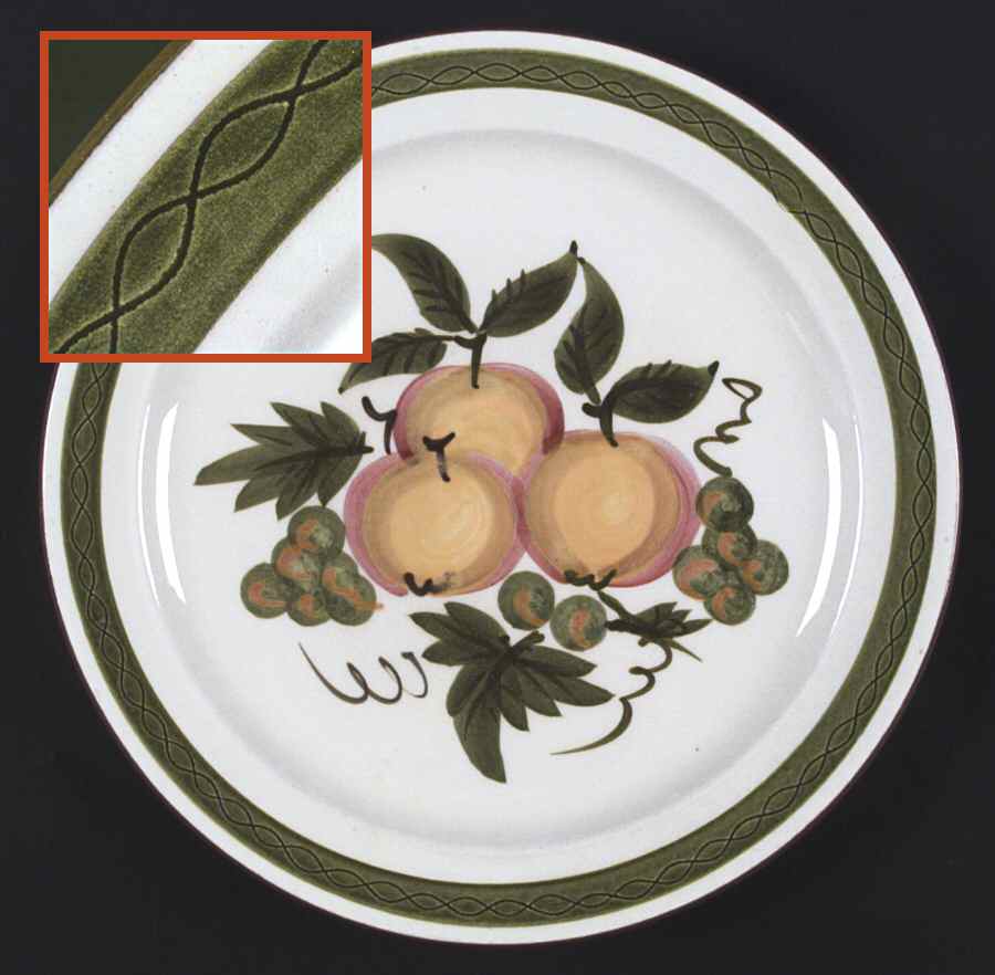 Apple Delight Dinner Plate by Stangl-1