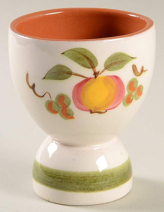 Apple Delight Double Egg Cup by Stangl-1