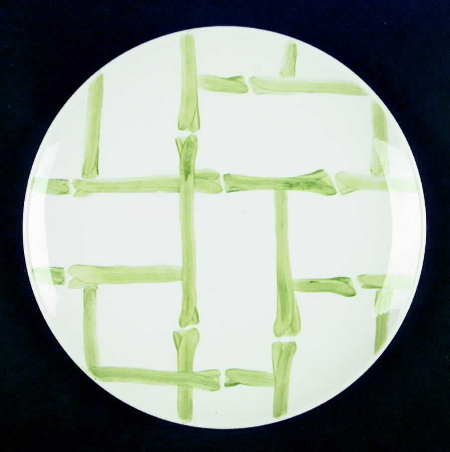 Bamboo Green Dinner Plate by Stangl-1