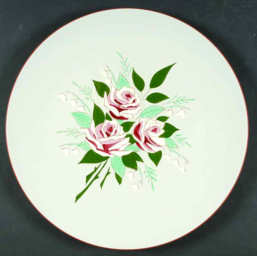Bella Rosa 14" Chop Plate (Round Platter) by Stangl-1