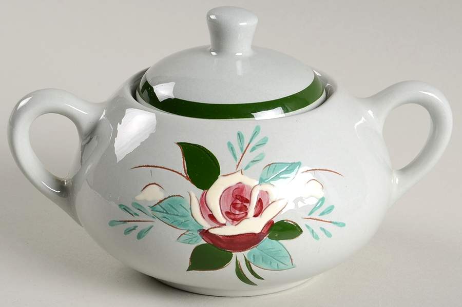 Bella Rosa Sugar Bowl & Lid by Stangl-1