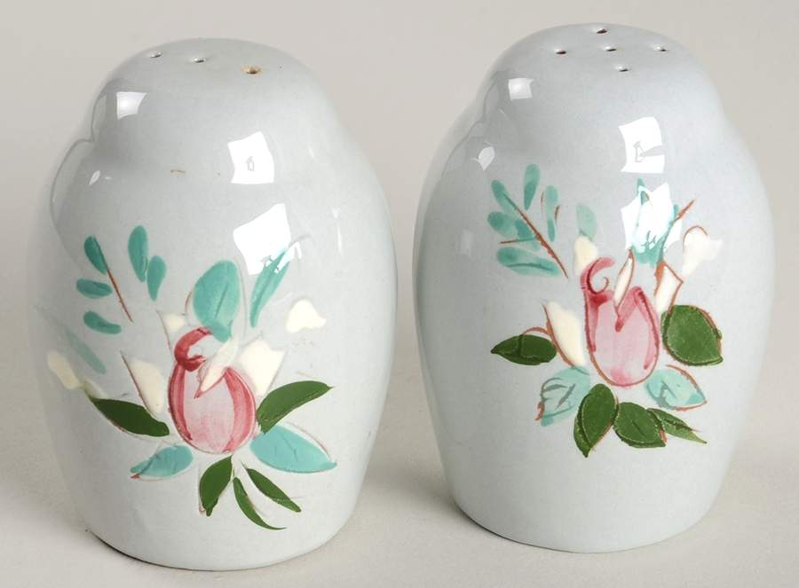Bella Rosa Salt & Pepper Set by Stangl-1