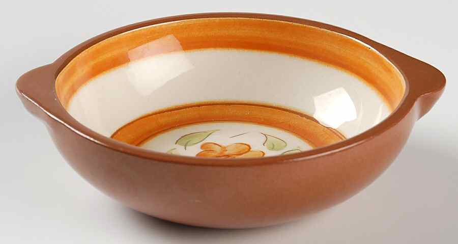 Bittersweet Lugged Soup Bowl by Stangl-1