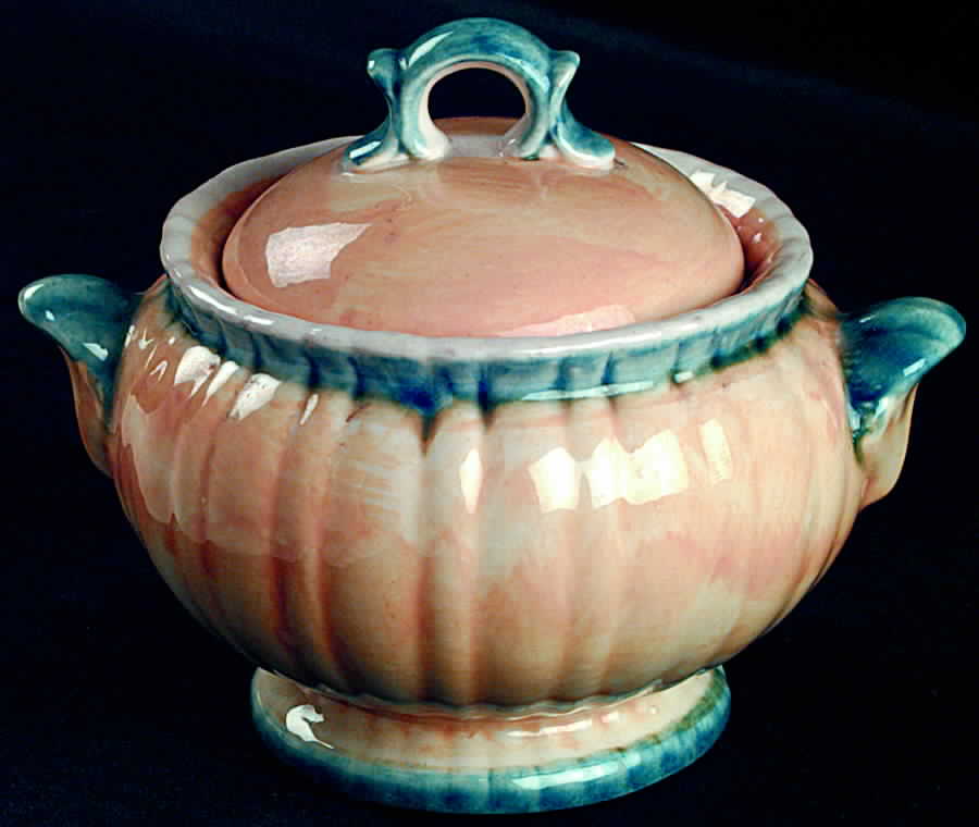 Blue Bell Sugar Bowl & Lid by Stangl-1