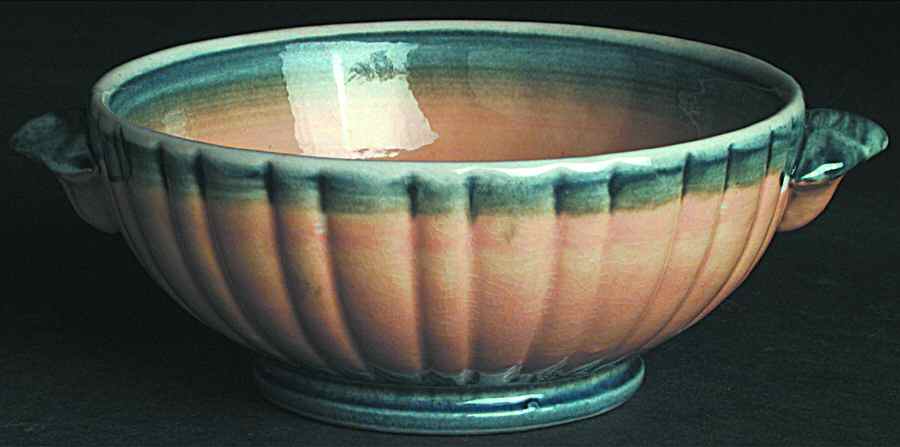 Blue Bell Footed Cream Soup Bowl by Stangl-1