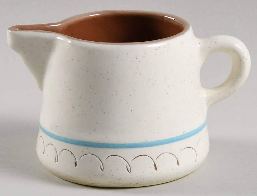 Blue Daisy Creamer by Stangl-1