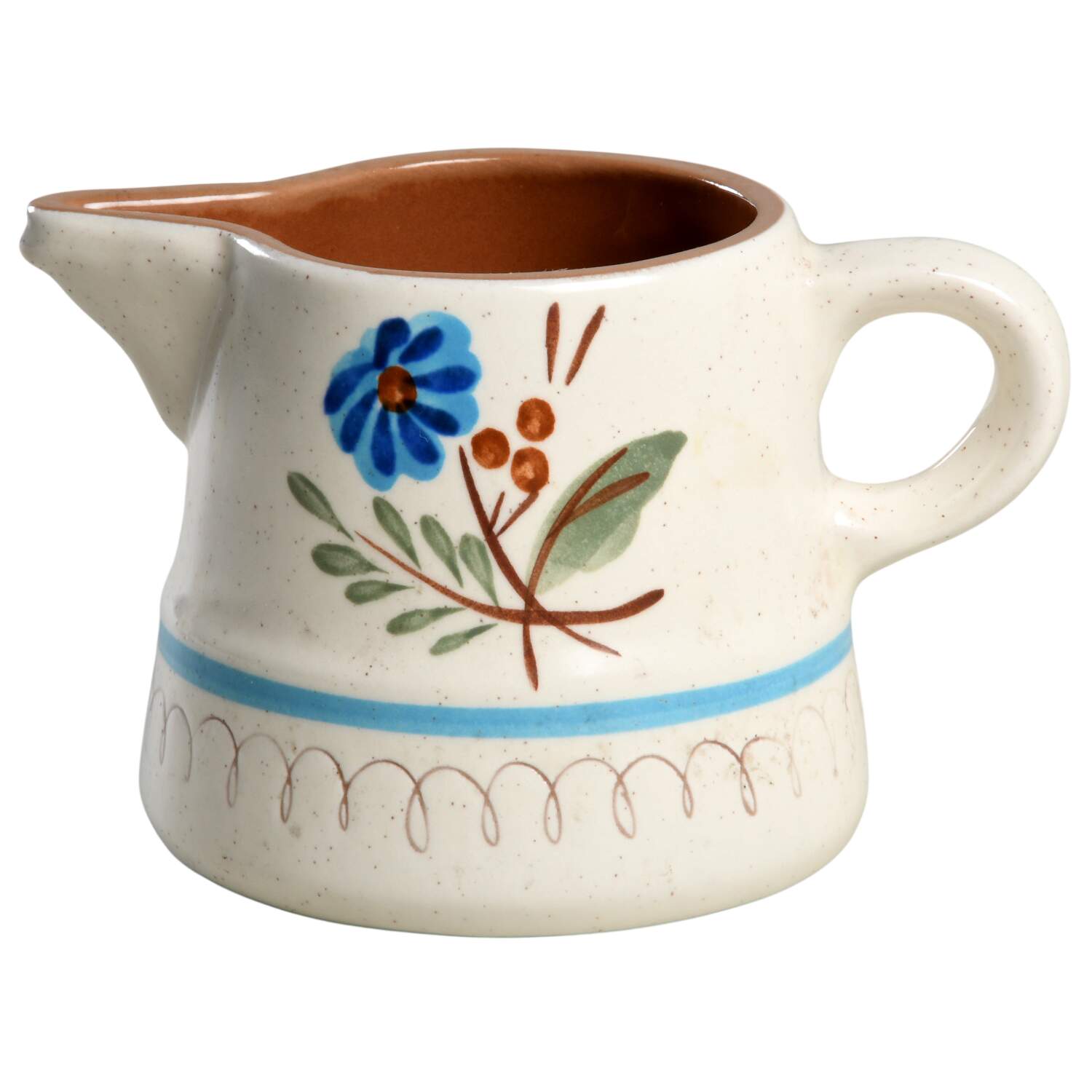 Blue Daisy Creamer by Stangl-1