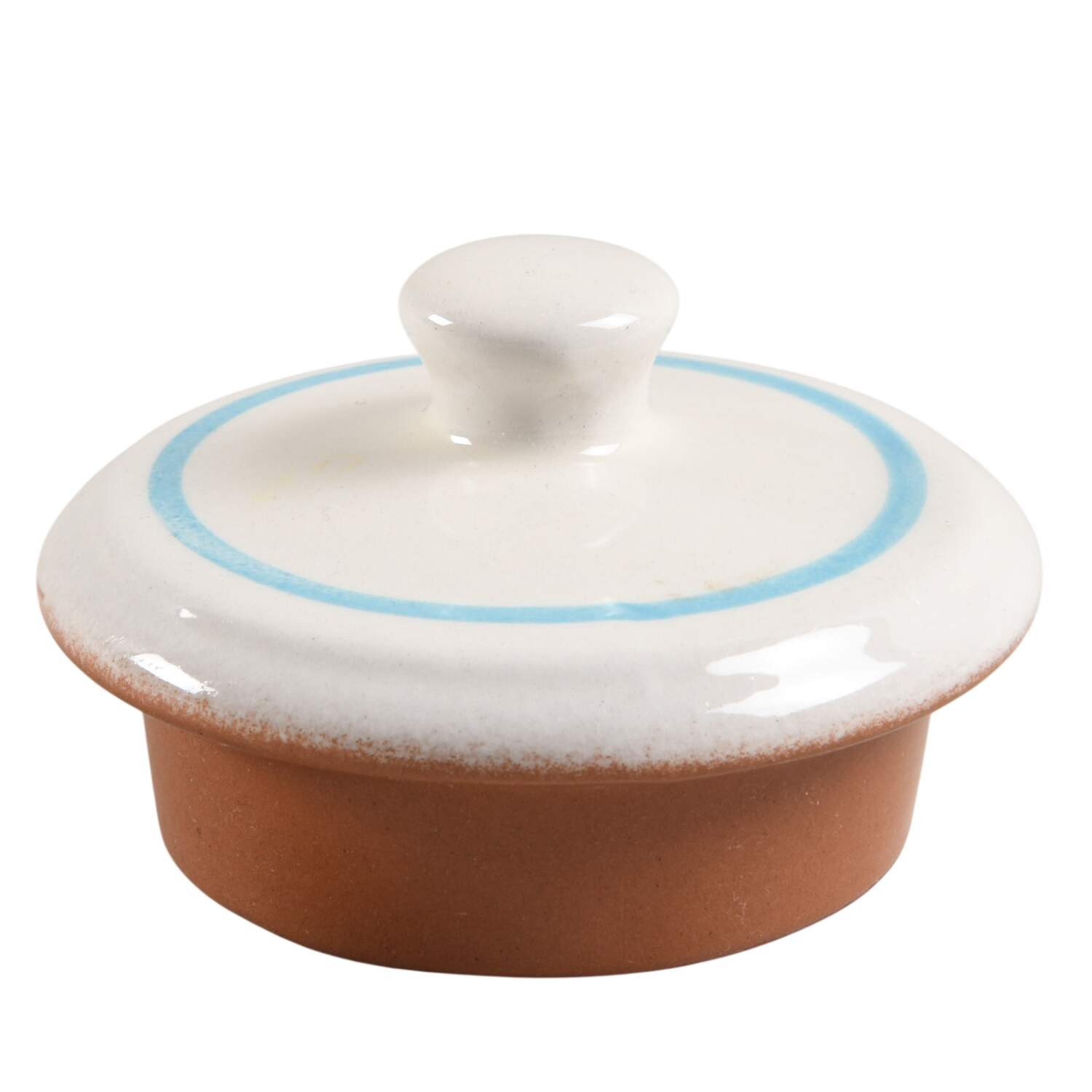 Blue Daisy Lid for Coffee Pot by Stangl-1