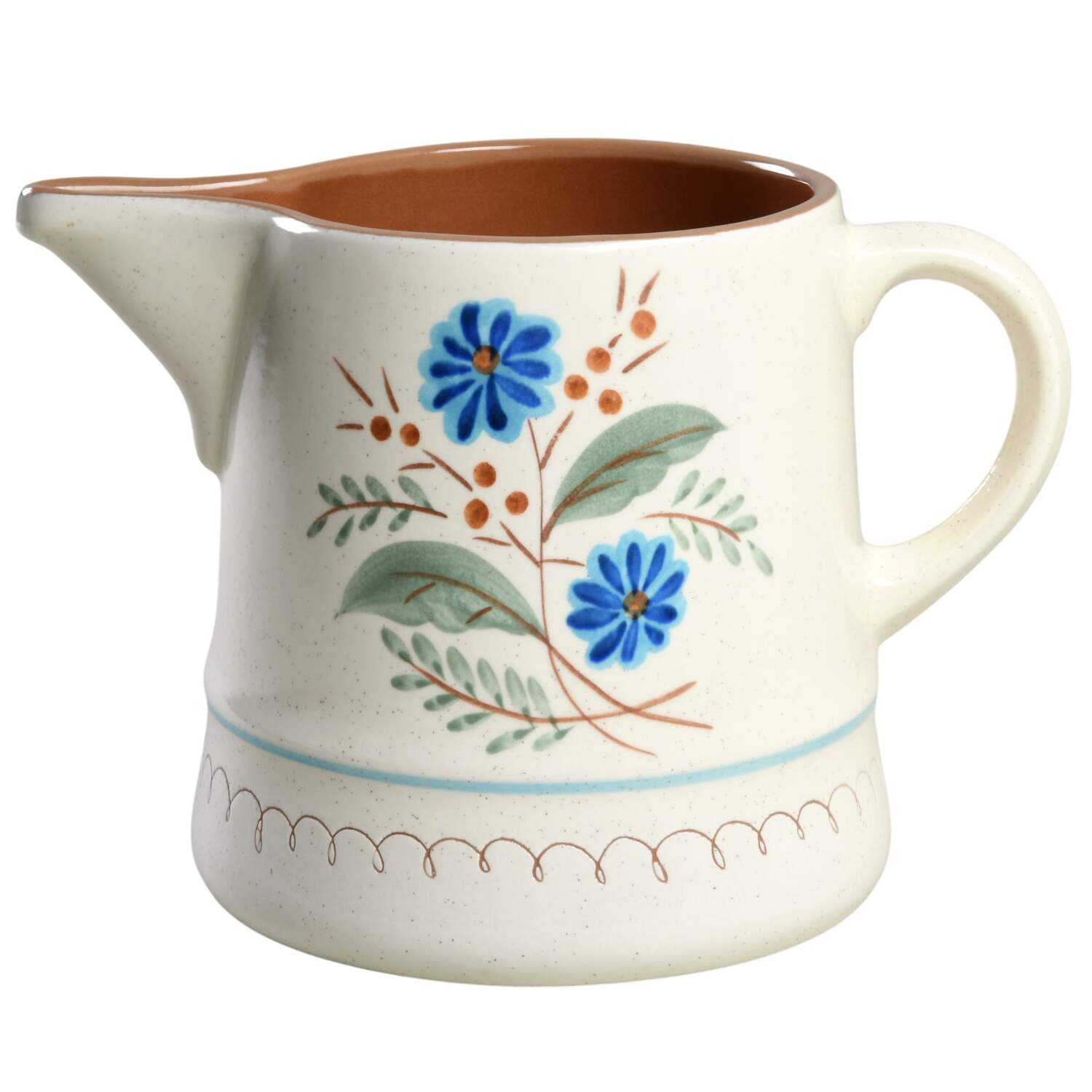 Blue Daisy 48 Oz Pitcher by Stangl-1