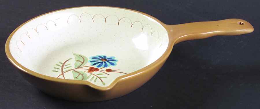 Blue Daisy Small Open Skillet by Stangl-1