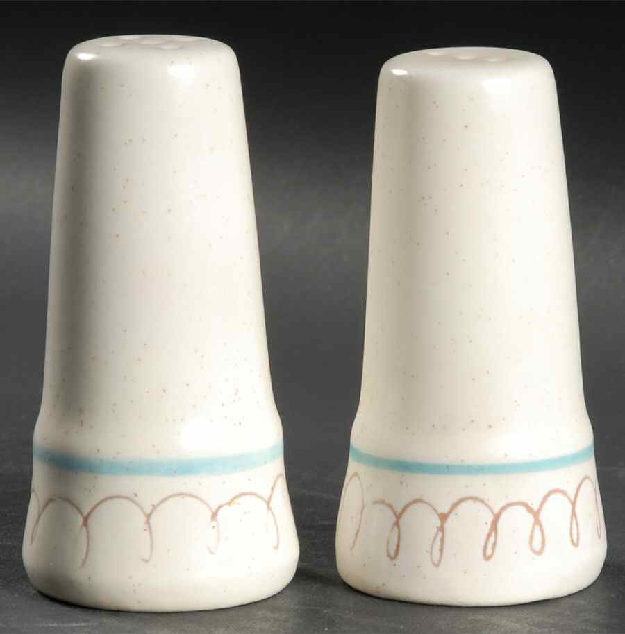Blue Daisy Salt & Pepper Set by Stangl-1