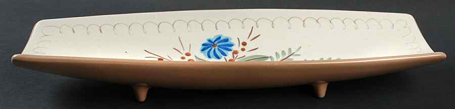 Blue Daisy Bread Tray by Stangl-1