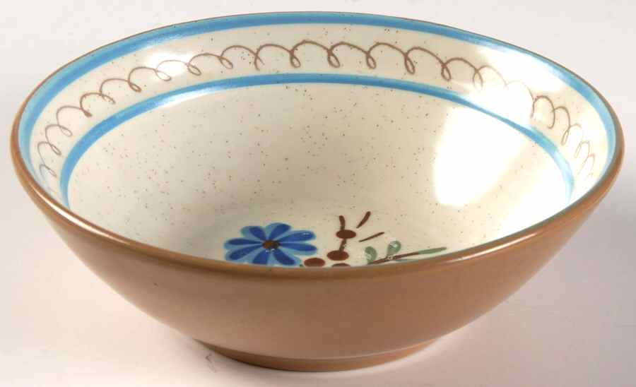 Blue Daisy Fruit/Dessert (Sauce) Bowl by Stangl-1
